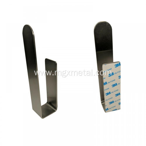 Customized Metal Bracket Wall Mounted Stainless Steel Rack Rail Coat Hanger Supplier